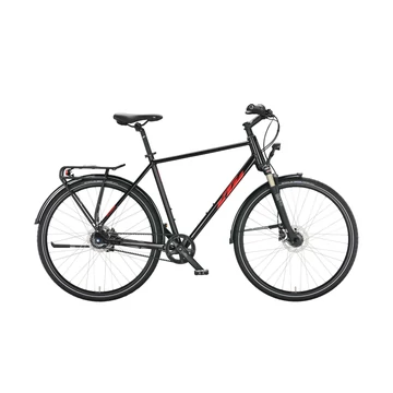 KTM Life Eight Férfi Flaming Black (Chrome Red) - 2022 - onroad trekking kerékpár KTM Life Eight Férfi Flaming Black (Chrome Red) - 2022 - onroad trekking kerékpár