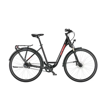 KTM Life Eight Női-E Flaming Black (Chrome Red) - 2022 - onroad trekking kerékpár