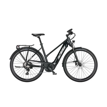 KTM Macina Sport 630 Női Metallic Black (Silver+Blue) - 2022 - elektromos onroad trekking kerékpár