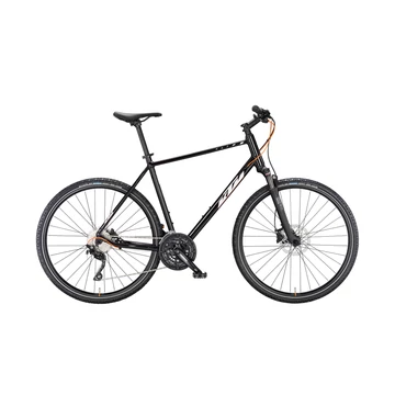 KTM X-Life Action Flaming Black (Silver+Orange Matt) - 2023 - offroad trekking kerékpár