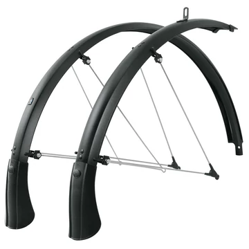 SKS-Germany Bluemels Trekking 28" Matt Edition sárvédő szett [45 mm, matt fekete] - 115209