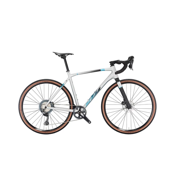 KTM X-STRADA 10 PRO alu brush matt (black+blue)