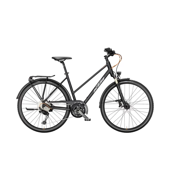 LIFE 1964 női black matt (grey+orange)