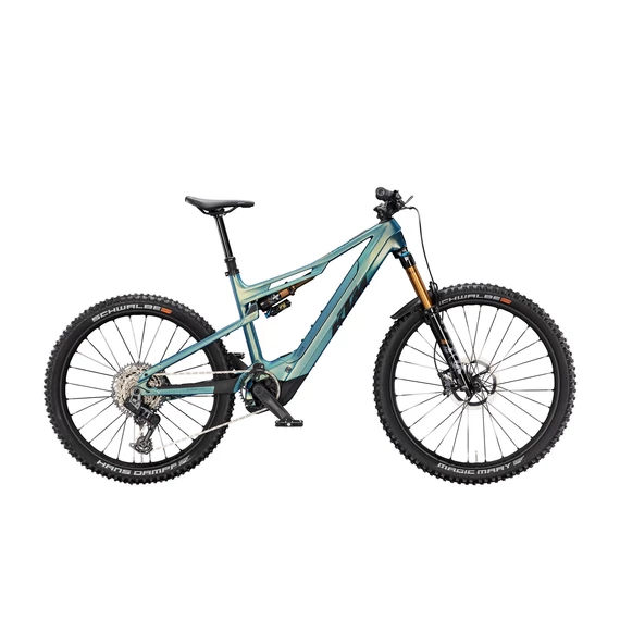 KTM MACINA KAPOHO PRESTIGE velvet petrol matt (black+gold) - 2025 - elektromos mountain bike kerékpár