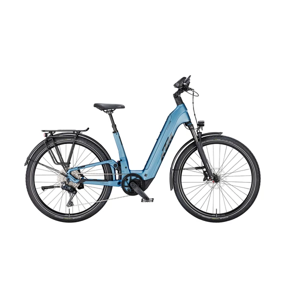 KTM MACINA STYLE FS PRIME steel blue matt (black glossy) - 2025 - elektromos onroad trekking kerékpár
