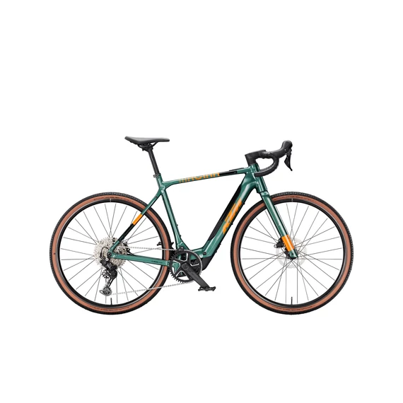 KTM MACINA GRAVELATOR SX 20 oxygen green (fresh orange) - 2025 - elektromos gravel kerékpár