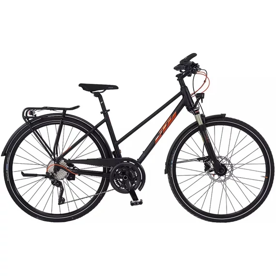 KTM Life 1964 Férfi Black Matt (Chrome Orange) - 2022 - onroad trekking kerékpár