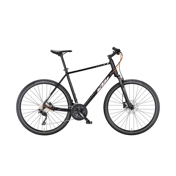 KTM X-Life Action Flaming Black (Silver+Orange Matt) - 2023 - offroad trekking kerékpár