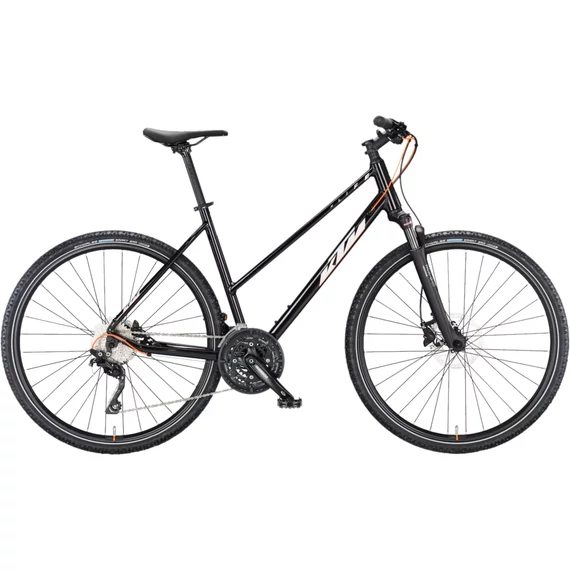 KTM X-Life Action Férfi Flaming Black (Silver Matt+Orange Matt) - 2022 - offroad trekking kerékpár