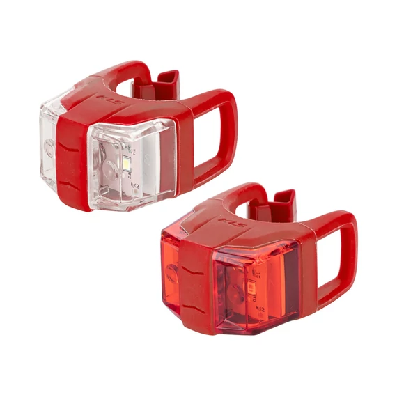 Kellys TWINS II Red - Világítás szett