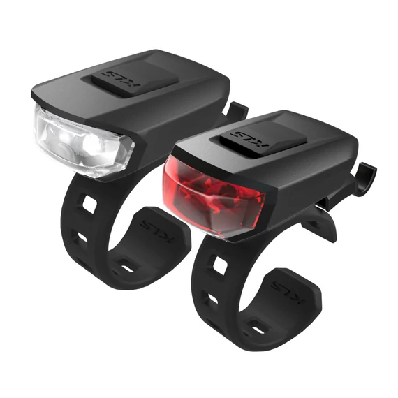 Kellys VEGA USB, black - Világítás szett