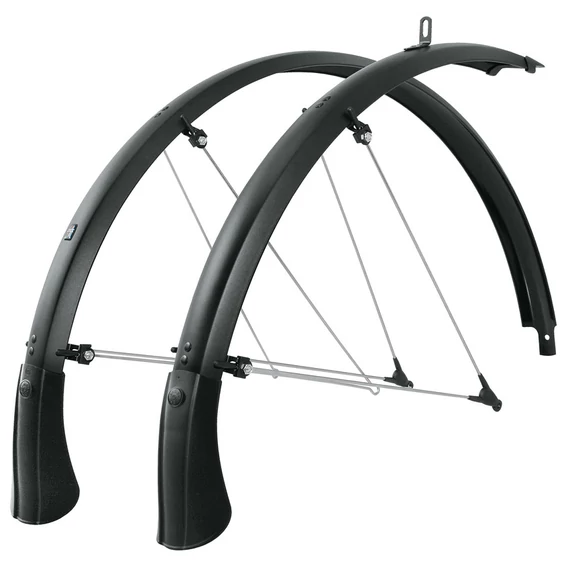 SKS-Germany Bluemels Trekking 28" Matt Edition sárvédő szett [45 mm, matt fekete] - 115209