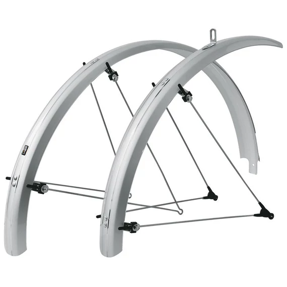 SKS-Germany Bluemels Trekking 28" sárvédő szett [35 mm, ezüst] - 136219