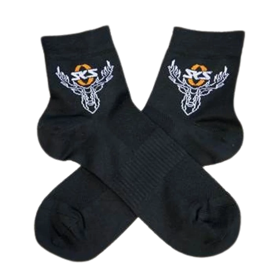 SKS-Germany Deer zokni [fekete-fehér-narancs, 43-46] - 245053