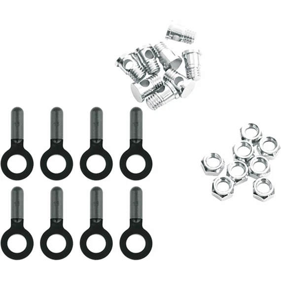 SKS-Germany sárvédőrögzítő csavar/anya/záróvég Chromplastics/Longboardhoz - 165737